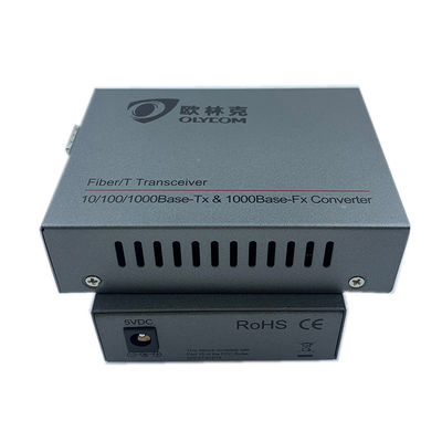 Normal Desktop Fiber Optic Ethernet Media Converter 10/100/1000Mbps