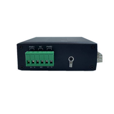 4 Port Industrial Network Switch Gigait SFP Fiber Optic Ethernet Unmanaged Din Rail