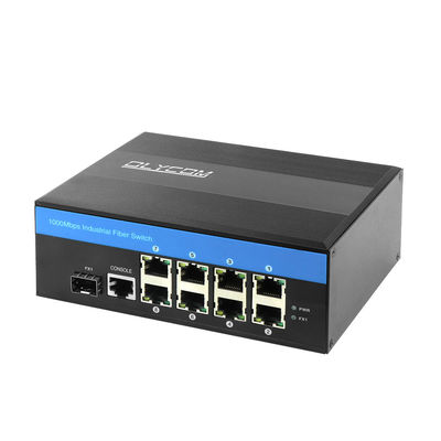 12VDC Industrial Switch 8 Port , IM-FS180GW Protection Degree Din Rail Ethernet Switch
