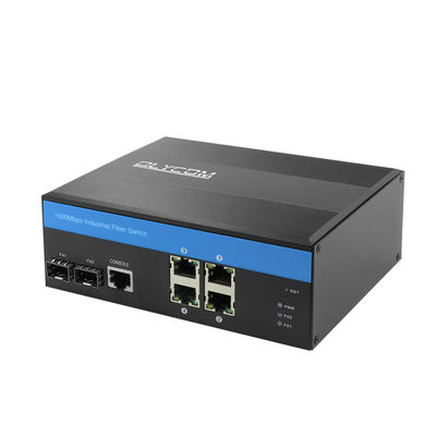 CE Standards 4 Port Industrial Managed Ethernet Switch With L2 10/100/1000M
