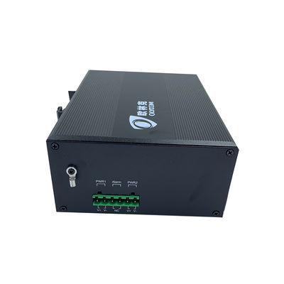 Black Gigabit Network POE Unmanaged Switch 20Km Transmission Distance