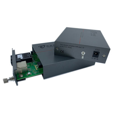 1600byte Fast Ethernet To Gigabit Ethernet Converter , 100km Single Mode Media Converter