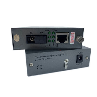 Auto Sensing Gigabit Fiber Optic Ethernet Media Converter 10/100/1000Mbps