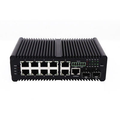 Gigabit Ethernet 40Gbps 8 Port Industrial Managed Poe Switch Up To 90W