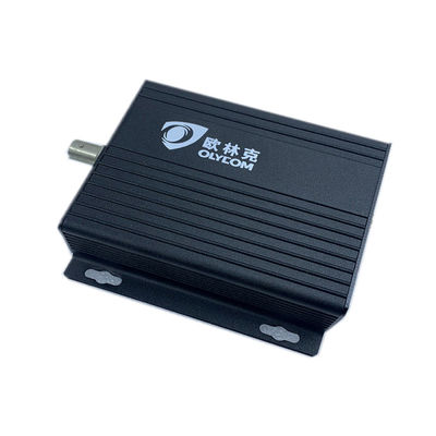 FC standard 1ch data Analog Fiber Optic Transmitter And Receiver For PTZ Camera Black