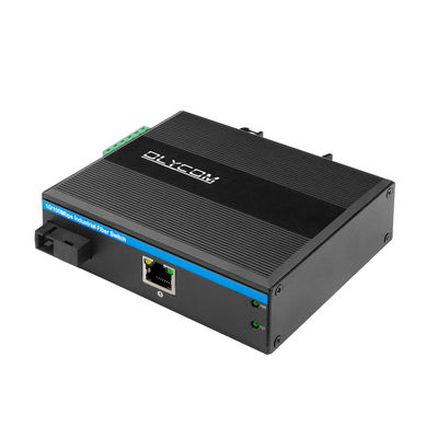 20KM WDM Media Converter Fast Ethernet Rugged Industrial Network Mini Size Unmanaged