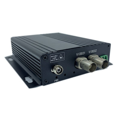 2ch Analog Video Digital Optical Converter On MM Fiber 80KM Working Distance