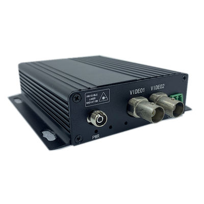 Analog Video Optical Converter RS485 RS422 Data On SM MM Fiber Extension