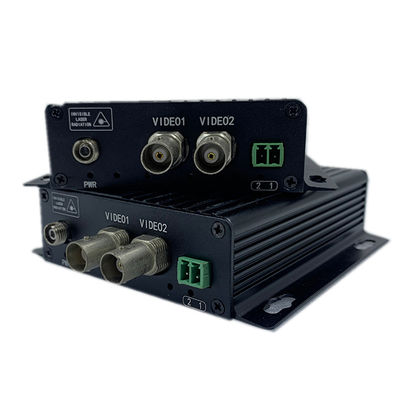 Analog Video Optical Converter RS485 RS422 Data On SM MM Fiber Extension
