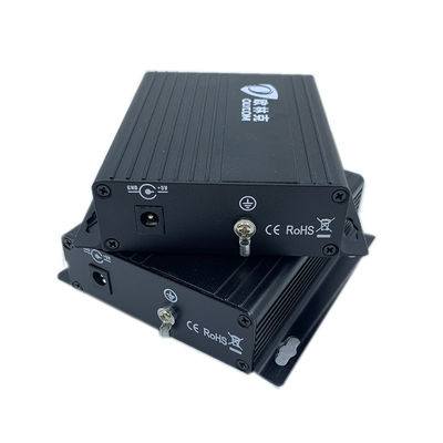 Analog Video Optical Converter RS485 RS422 Data On SM MM Fiber Extension