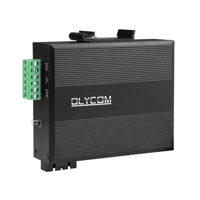 40KM Gigabit Ethernet Media Converter SC Fiber Singlmode Unmanaged Rugged Case CE FCC
