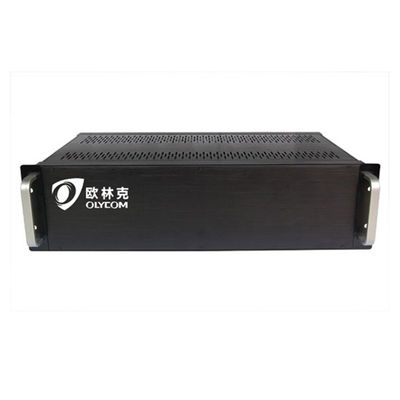 Video Media Converter Chassis 3U Rack For Video Optical Converter Dual Power Input