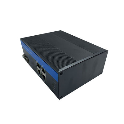 40Gbps Industrial Unmanaged POE Switch 10/100Base SFP Fiber Ports