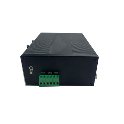 40Gbps Industrial Unmanaged POE Switch 10/100Base SFP Fiber Ports Switch PoE Industrial