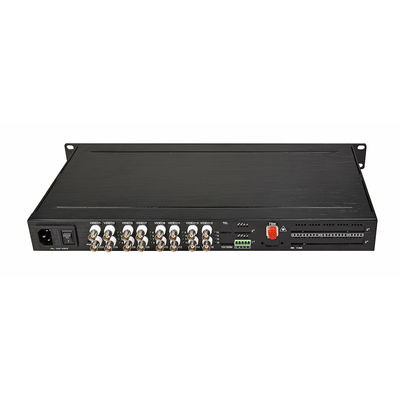 1080P 4K AHD CVI TVI 16ch Video Digital Optical Converter 1U Rack