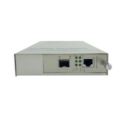 PoE Media Converter SFP Fiber Optical 10/100M Ethernet Unmanaged 30W Budget