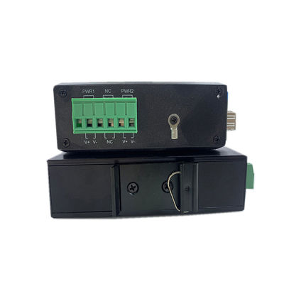 Industrial PoE Media Converter 15.4W 30W Unmanaged Fast Ethernet DIN Rail CE Mini Size