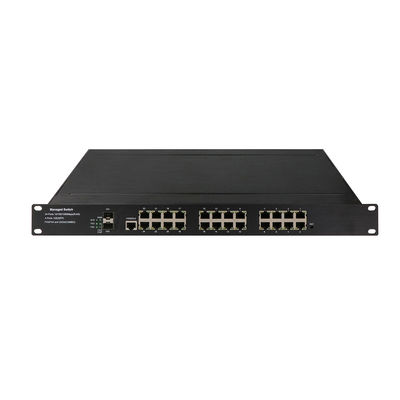 80Km Industrial Network Poe 24 Port Managed Switch Vlan SNMP Web Support