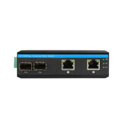 CE 10/100Mbps Industrial Network Switch 2 SFP Port And 2 Ethernet Port Unmanaged
