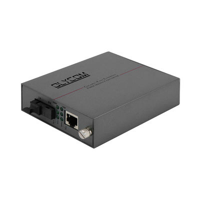 1600byte Fast Ethernet To Gigabit Ethernet Converter , 100km Single Mode Media Converter