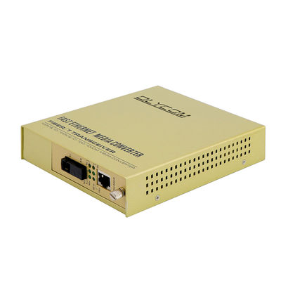 WDM Media Converter 100Mbps Rack Mount Fiber Copper Extender Unmanaged