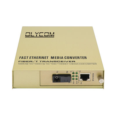 WDM Media Converter 10/100Mbps Rack Mount Fiber Copper Extender Unmanaged CE