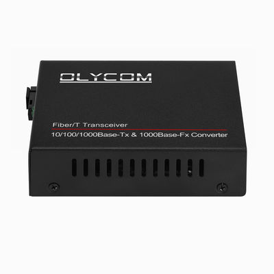 Gigabit Single Mode Media Converter PoE Unmanaged DC48V 1310/1550nm 20KM SC Fiber