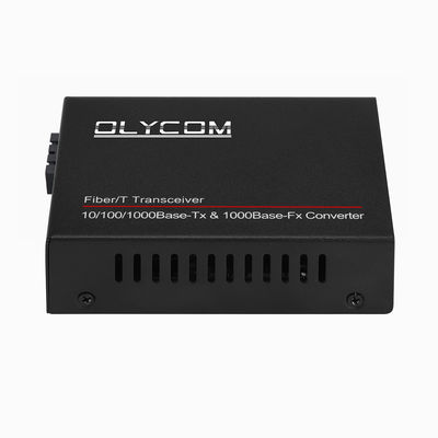 Gigabit PoE Media Converter 15.4W 30W Unmanaged Active PoE Duplex SM MM Fiber CE