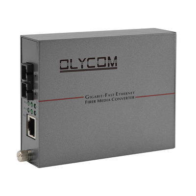 PoE Fiber Media Converter 20KM Megabit 30W Active PoE 48V Output SC Port Unmanaged
