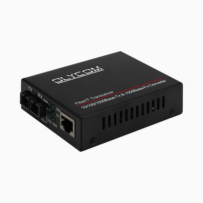 2 Port Gigabit Ethernet Media Converter Unmanaged Duplex Singlemode Multimode SC Port