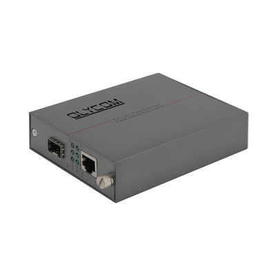 SFP Fiber Optic Ethernet Media Converter Megabit Rack Mountable Unmanaged LFPT DC5V