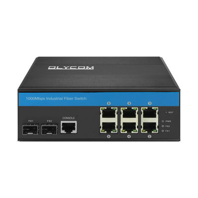 6RJ45 Ports Industrial Managed POE Switch