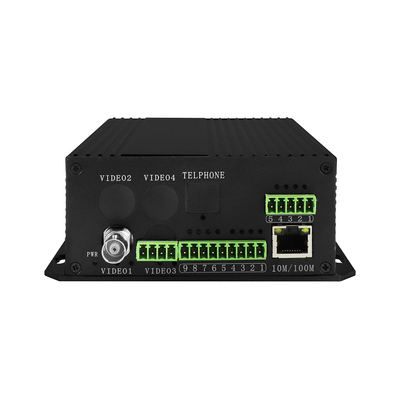 Bidi Data Dry Contact Analog Video Fiber Converter RS232 RS485 Rack Mounted DC12V