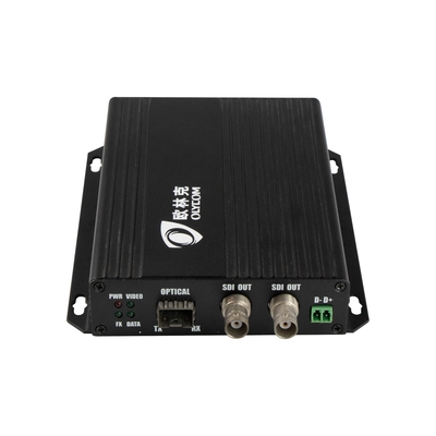 1 SDI In 2 SDI Out Local Loopout RS485 Video Optical Converter