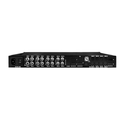 16 Port AHD CVI TVI CVBS Video To Fiber Converter HD 1080P CCTV Monitoring AC220V