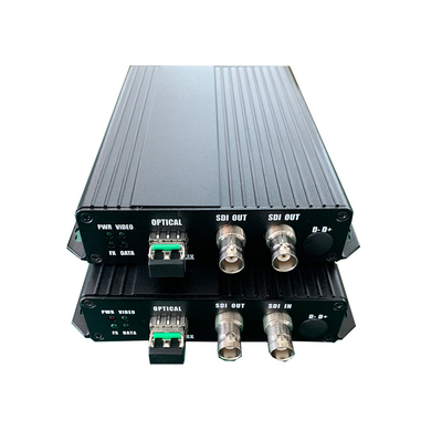 BNC Port 3G-SDI Video Optical Transmitter And Receiver With 2 SDI Output DC12V SFP Slot