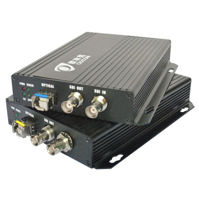 BNC Port 3G-SDI Video Optical Transmitter And Receiver With 2 SDI Output DC12V SFP Slot
