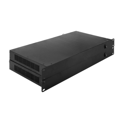 3G SDI Video Ethernet Data Fiber Converter Bidi RS232 Contact Closure Optical Extender 1U Rack