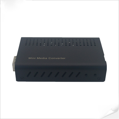 Mini 10G SFP+ Fiber Optic Media Converter SFP+ Slot To 10G Based-T Rack Mountable