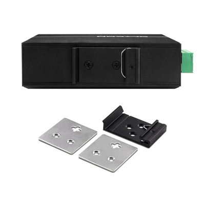 Mini 5 Port Gigabit Industrial Fiber Switch SFP Uplink Unmanaged Din Rail Type DC12V