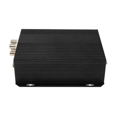 4 Port AV Balanced Audio Ethernet Video Media Converter DC5V ST Fiber